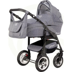 Коляска 2 в 1 Bart Plast FENIX PRIME 01 синий джинс