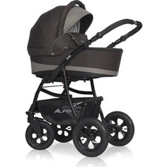 Коляска 2 в 1 Riko Basic ALFA 10 коричневый-капучино