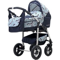 Коляска 2 в 1 Bart Plast GIOVANI 09 синий-бирюза