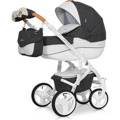 Коляска 2 в 1 Riko BRUNO LUXE 06 Anthracite (графит)