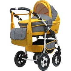 Коляска 3 в 1 Bart Plast FENIX PCOF 07 серый-желтый