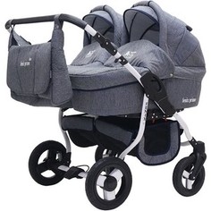 Коляска 2 в 1 Bart Plast FENIX DUO PRIME 01 синий джинс
