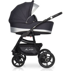 Коляска 2 в 1 Riko Basic ALFA Ecco 01 графит-серый