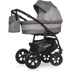 Коляска 2 в 1 Riko Basic MARIO 10 серый