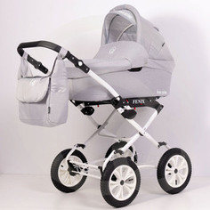 Коляска 2 в 1 Bart Plast FENIX PRIME Classic 03 серый джинс