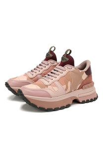 Кожаные кроссовки Valentino Garavani Rockrunner.Up Valentino