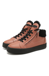 Кожаные кеды Giuseppe Zanotti Design