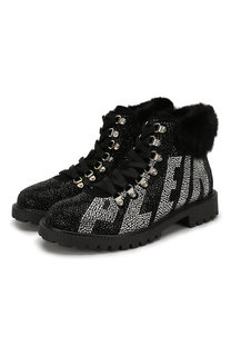 Замшевые ботинки Philipp Plein