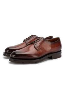 Кожаные дерби Santoni
