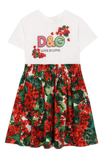 Хлопковое платье Dolce & Gabbana