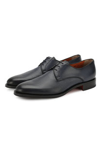 Кожаные дерби Santoni