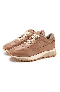 Кожаные кроссовки Santoni