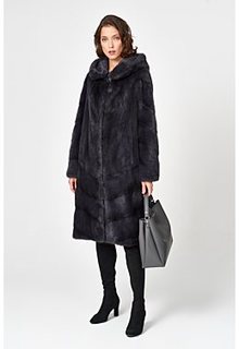 Норковая шуба с капюшоном Flaumfeder