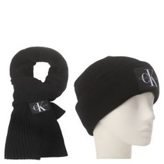 Шарф и шапка CALVIN KLEIN JEANS K50K505104 черный