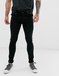 Черные супероблегающие эластичные джинсы French Connection-Черный