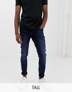 Темные джинсы скинни G-Star-Синий