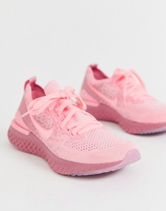 Розовые кроссовки Nike Running-Розовый