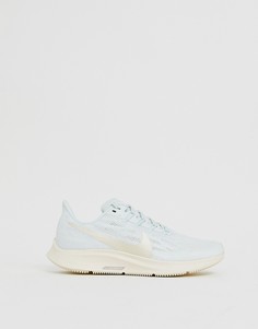 Светло-синие кроссовки Nike Running Air Zoom Pegasus 36-Синий