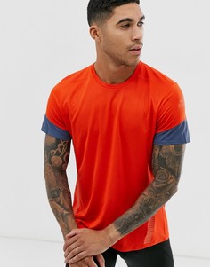 Оранжевая футболка adidas Running 25/7-Оранжевый
