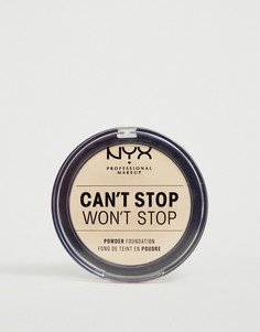 Крем-пудра NYX Professional Makeup Cant Stop Wont Stop-Коричневый