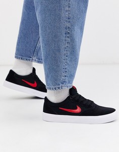 Черные кроссовки Nike SB Chron-Черный