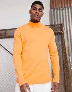 Оранжевая водолазка ASOS DESIGN-Оранжевый