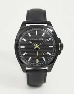 Мужские часы с черным ремешком Michael Kors MK8632-Черный