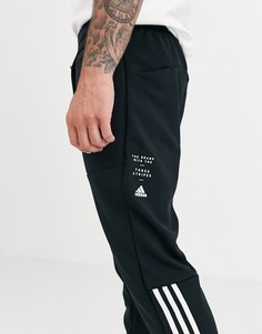 Черные брюки adidas Training ID-Черный