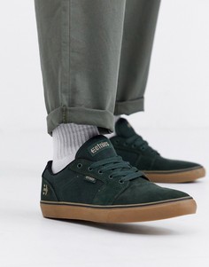 Кроссовки цвета хаки Etnies Barge LS-Зеленый