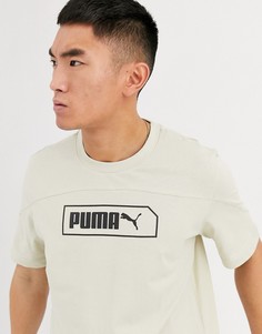 Бежевая футболка Puma - Nu-tility-Бежевый