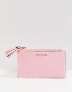 Кожаная кредитница с кисточкой Ted Baker-Розовый