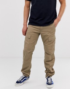 Бежевые узкие брюки-карго Carhartt WIP-Бежевый