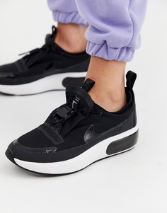 Кроссовки с черной и серой отделкой Nike Winter Air Max Dia-Черный