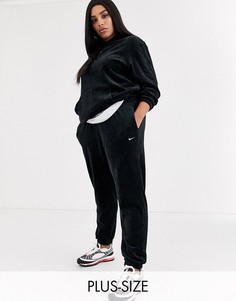 Черные вельветовые джоггеры свободного кроя Nike Plus-Черный