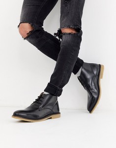 Кожаные ботинки чукка French Connection-Черный