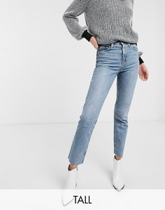 Выбеленные джинсы прямого кроя Topshop Tall-Белый