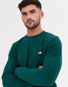 Зеленый флисовый свитшот с круглым вырезом Jack & Jones Originals