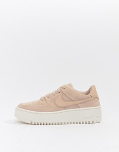 Розовые кроссовки Nike Air Force 1 Sage-Розовый