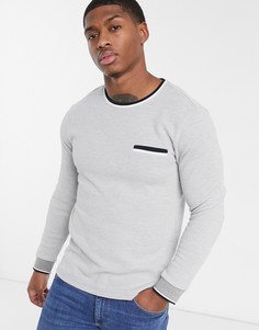 Серый джемпер Burton Menswear