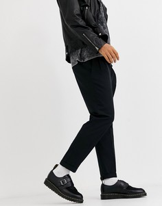 Черные строгие брюки AllSaints-Коричневый