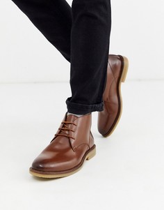 Кожаные ботинки чукка French Connection-Светло-коричневый