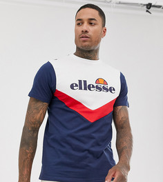 Синяя футболка колор блок ellesse - Albico эксклюзивно для ASOS-Синий