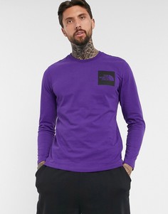 Фиолетовый лонгслив The North Face - Fine