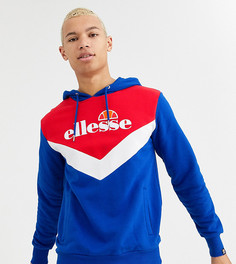 Синий худи с шевронным узором ellesse Tall Lasalvia эксклюзивно для ASOS