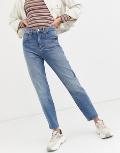 Синие джинсы в винтажном стиле Miss Selfridge-Синий