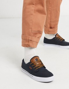 Темно-синие кроссовки со светло-коричневыми вставками Etnies Jameson 2 Eco-Темно-синий