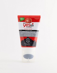 Глубоко очищающий скраб для лица с углем Yes To Tomatoes Detoxifying Charcoal Deep Cleansing Scrub-Бесцветный