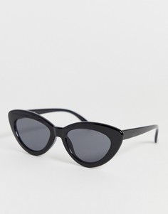 Черные солнцезащитные очки \"кошачий глаз\" Glamorous-Черный
