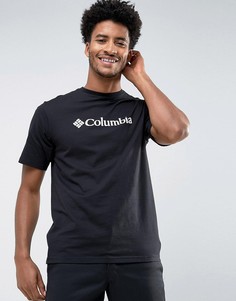 Черная базовая футболка с логотипом Columbia-Черный