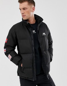 Дутая куртка с флагами Helly Hansen-Черный
